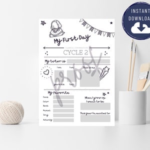Classical Conversations First/Last Day Cycle 2 Signs