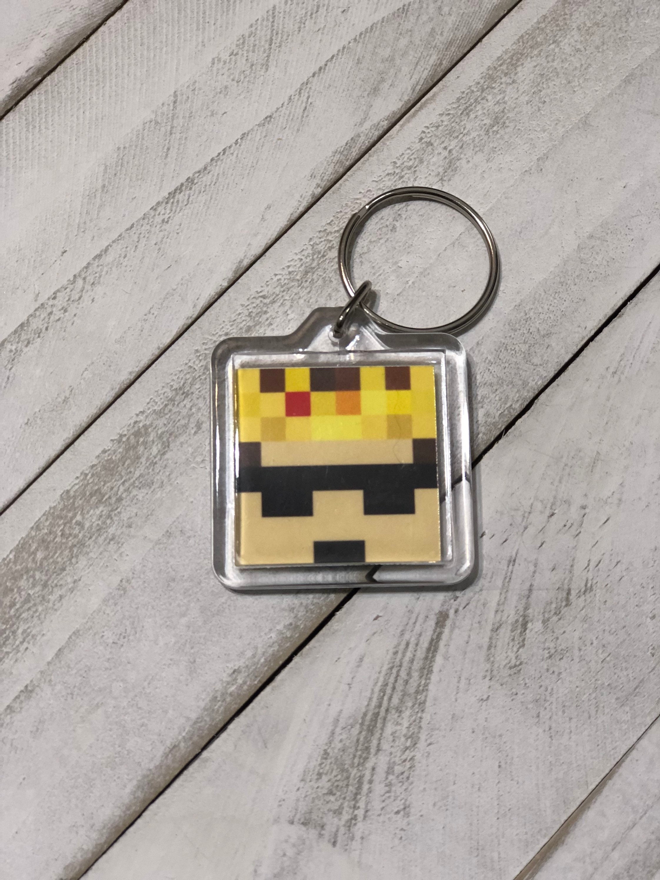 Sapnap Minecraft Skin Perler Bead Keychain Minecraft 