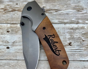 Pocket Knife Gift for Fathers Day, Personalized Pocket Knife For Him, Engraved Knife for Fathers, Customized Gift for Dad