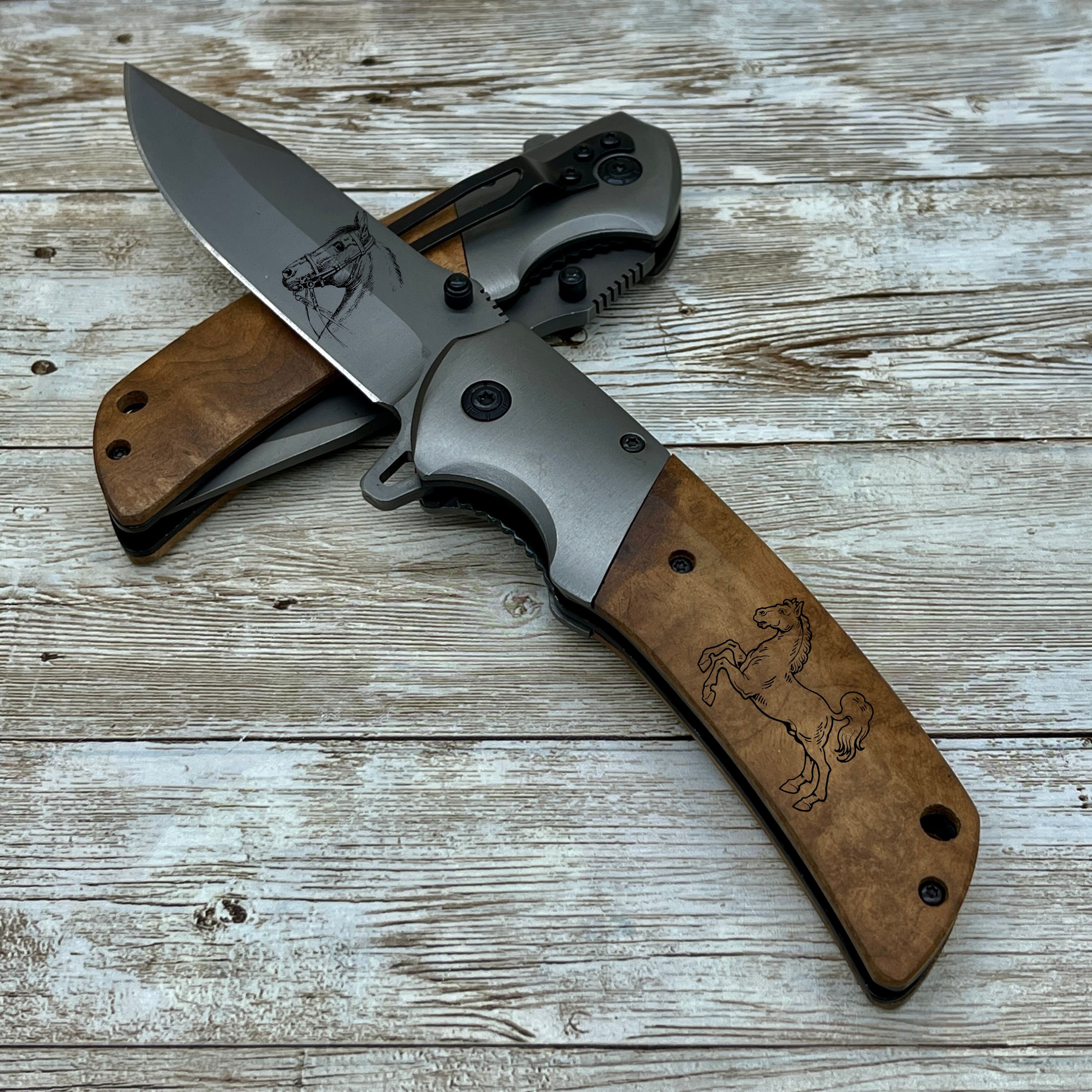 Pahi Hawaiian Koa Wood Knife