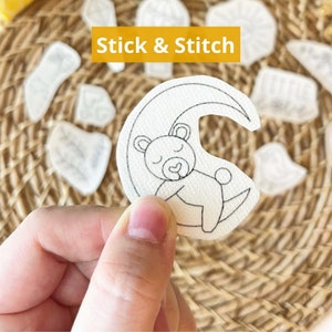 Baby Stick and Stitch Embroidery Designs Washaway Embroidery Stabilizer Pack Baby Shower Gifts Rinse With Water Embroidery Kit Water Soluble