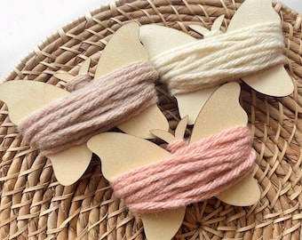 Bulky Yarn Sampler Embroidery Supplies Yarn Samples Yarn Bundle Embroidery Sweater Supplies Yarn Samples Yarn Organization Chunky Yarns