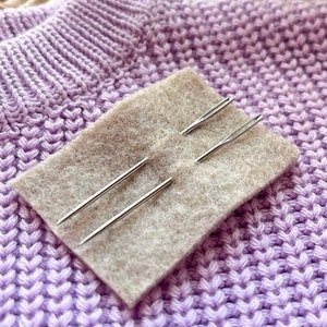 2 Pack Darners Needles Embroidery Supplies Large Eye Needle Sharp Yarn Needles HandEmbroidery Supplies Large Needles Cross Stitch Supplies