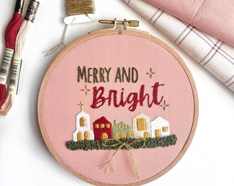 Christmas Embroidery Pattern Step by Step Beginner Hand Embroidery PDF Pattern DIY Christmas Gift GiftsFor Beginner HandEmbroidery Pattern
