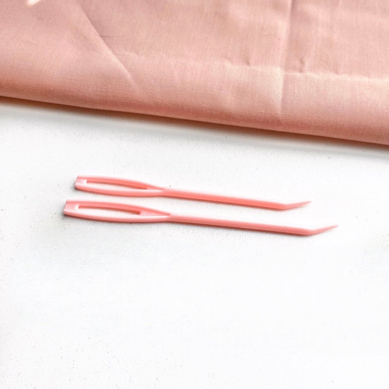 2 Pack Blunt End Curved Yarn Needles Name Sweater Supplies Yarn Needle Stocking Stuffer Crocheter Gift Needle Embroidery Accessories Yarn Needle Value Pack Pink Yarn Needles