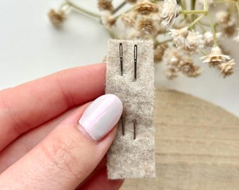 Size 5 Embroidery Needles for Thread, 2 Pack Hand Embroidery Needle, Sewing Supplies, DMC Embroidery Needles Pack of 2
