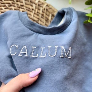 Custom Name Stick and Stitch Pattern, Embroidery Personalized Kids Clothing Patches, Peel and Stick, Water Soluble Paper, DIY Customize Gift image 9