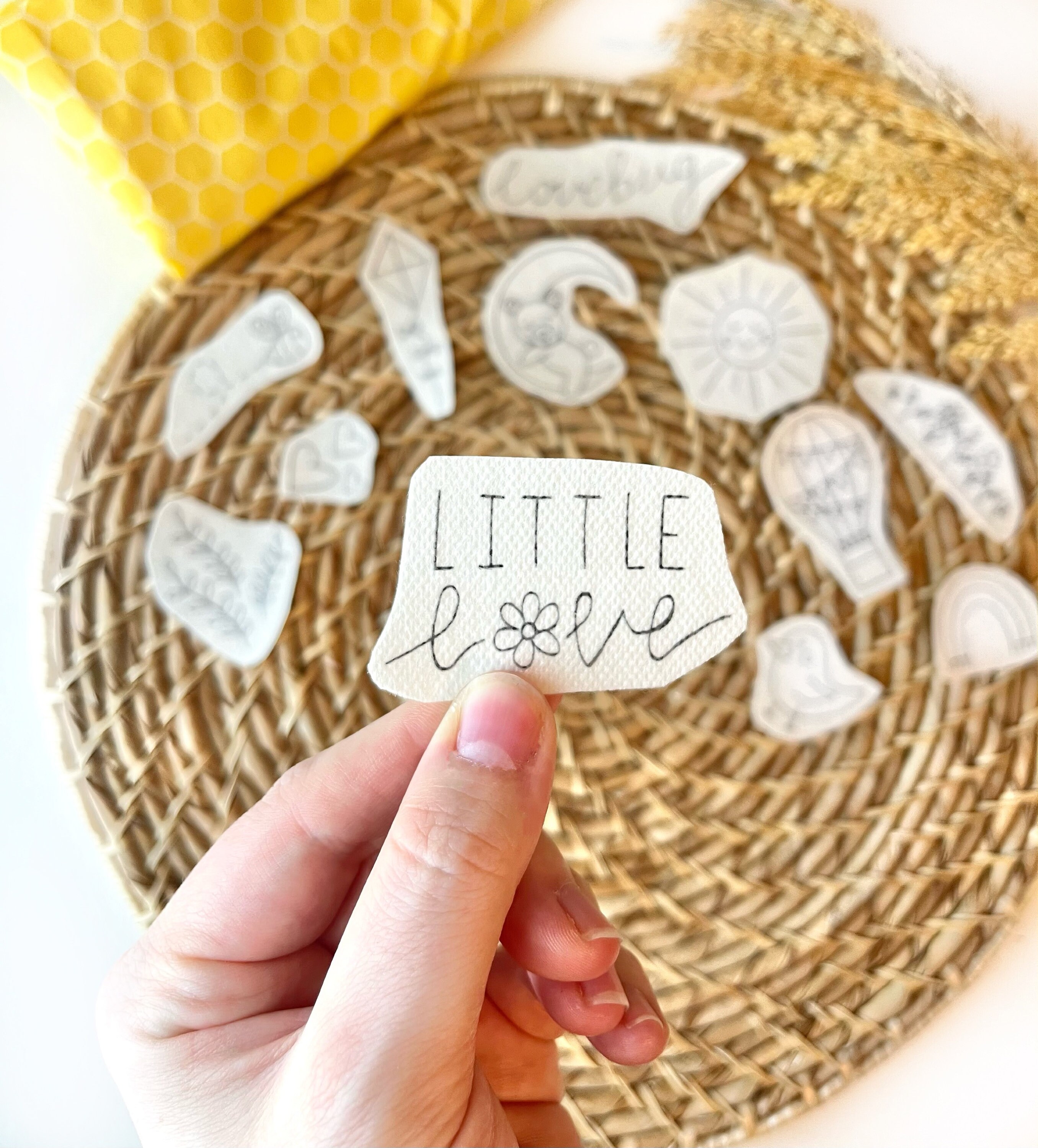 Baby Hand Embroidery Patterns Stick & Stitch Embroidery Etsy