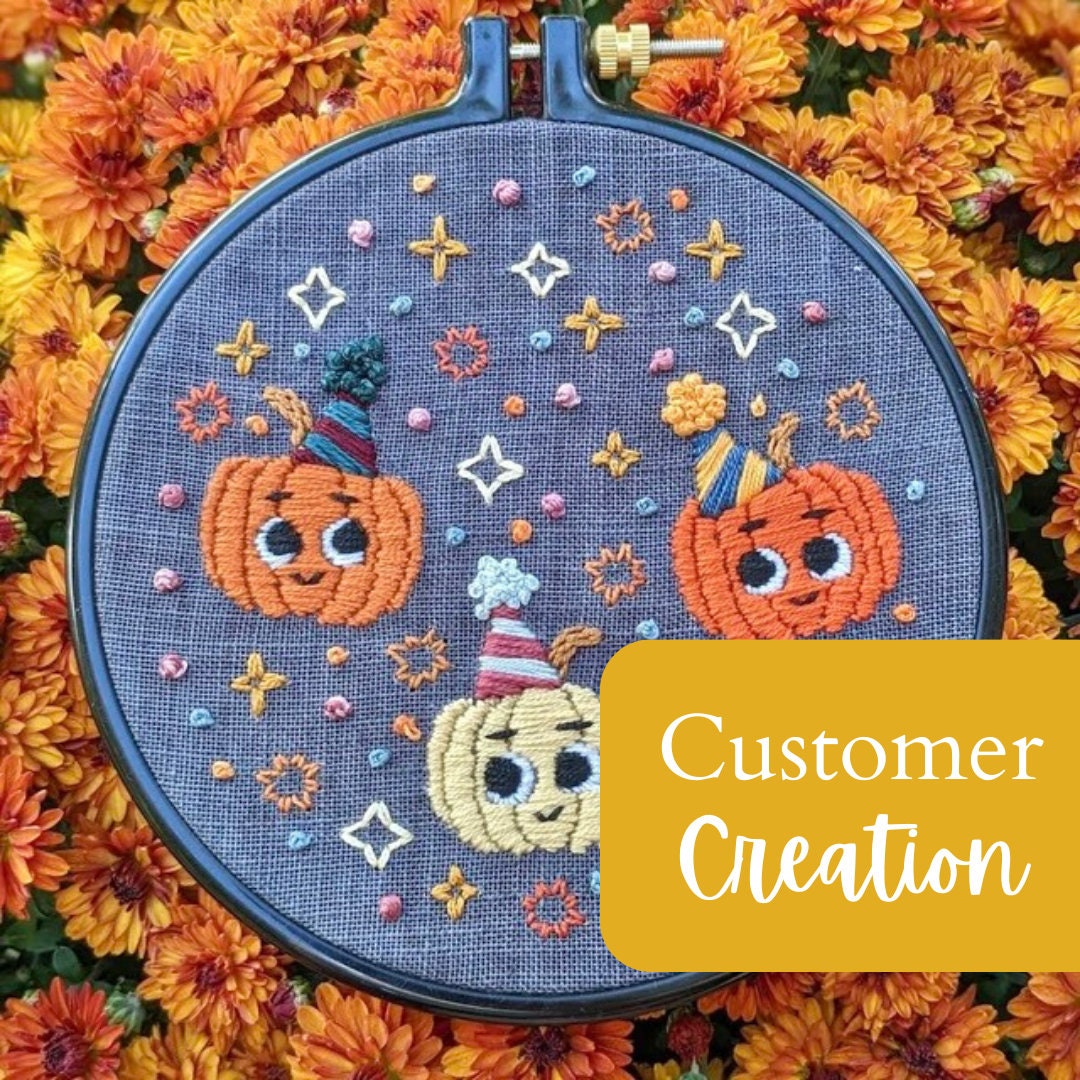 Fall Embroidery Pattern Step by Step Beginner Embroidery Pattern PDF ...