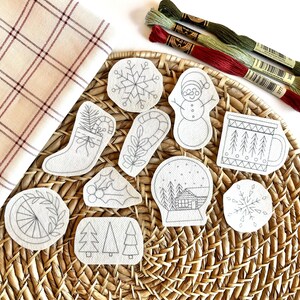 Printable Stick and Stitch Embroidery Designs Christmas Sewing Patterns ...