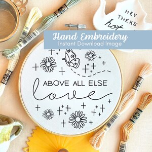 Christian Embroidery Design, Wedding Embroidery Gift, Christian Hand Embroidery Images, Hand Embroidery , Bible Verse Embroidery PDF