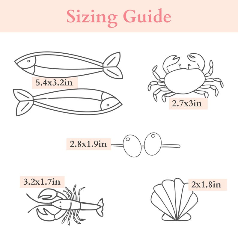 Fish Stick and Stitch Hand Embroidery Design, Fisherman Aesthetic Embroidery, Coastal Stick Stitch Bead Embroidery Patterns, Olives, Lobster image 6
