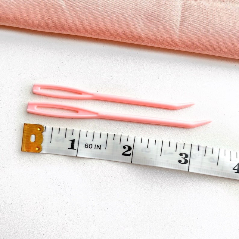 2 Pack Blunt End Curved Yarn Needles Name Sweater Supplies Yarn Needle Stocking Stuffer Crocheter Gift Needle Embroidery Accessories Yarn Needle Value Pack Pink Yarn Needles