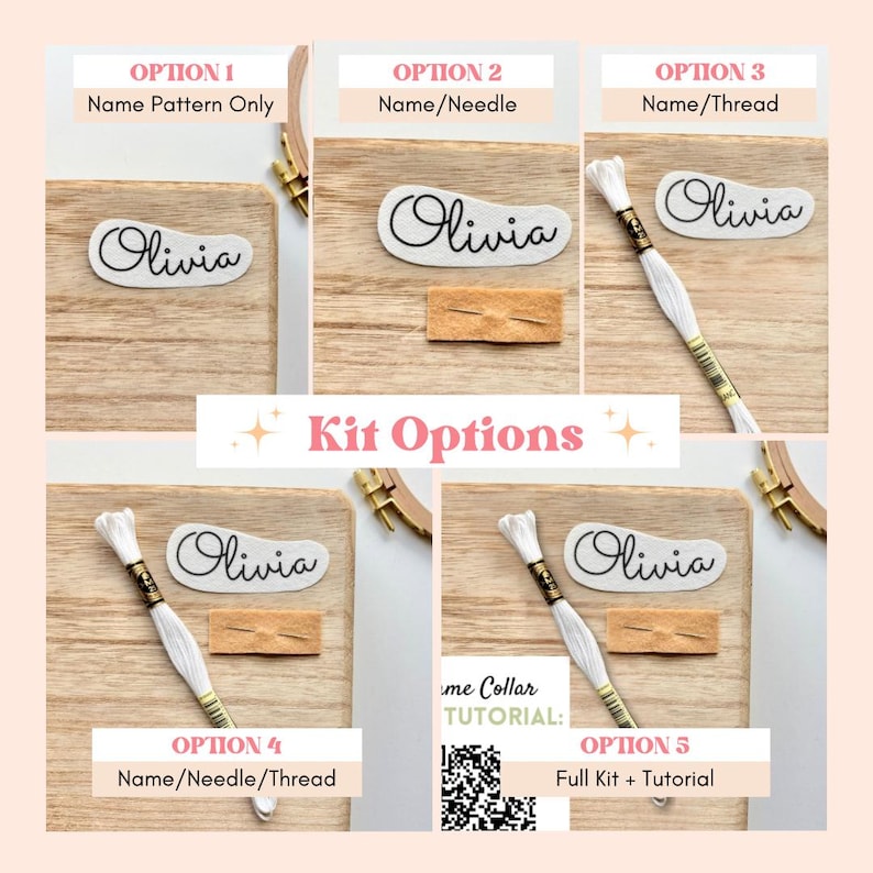 Custom Name Stick and Stitch Pattern, Embroidery Personalized Kids Clothing Patches, Peel and Stick, Water Soluble Paper, DIY Customize Gift image 3