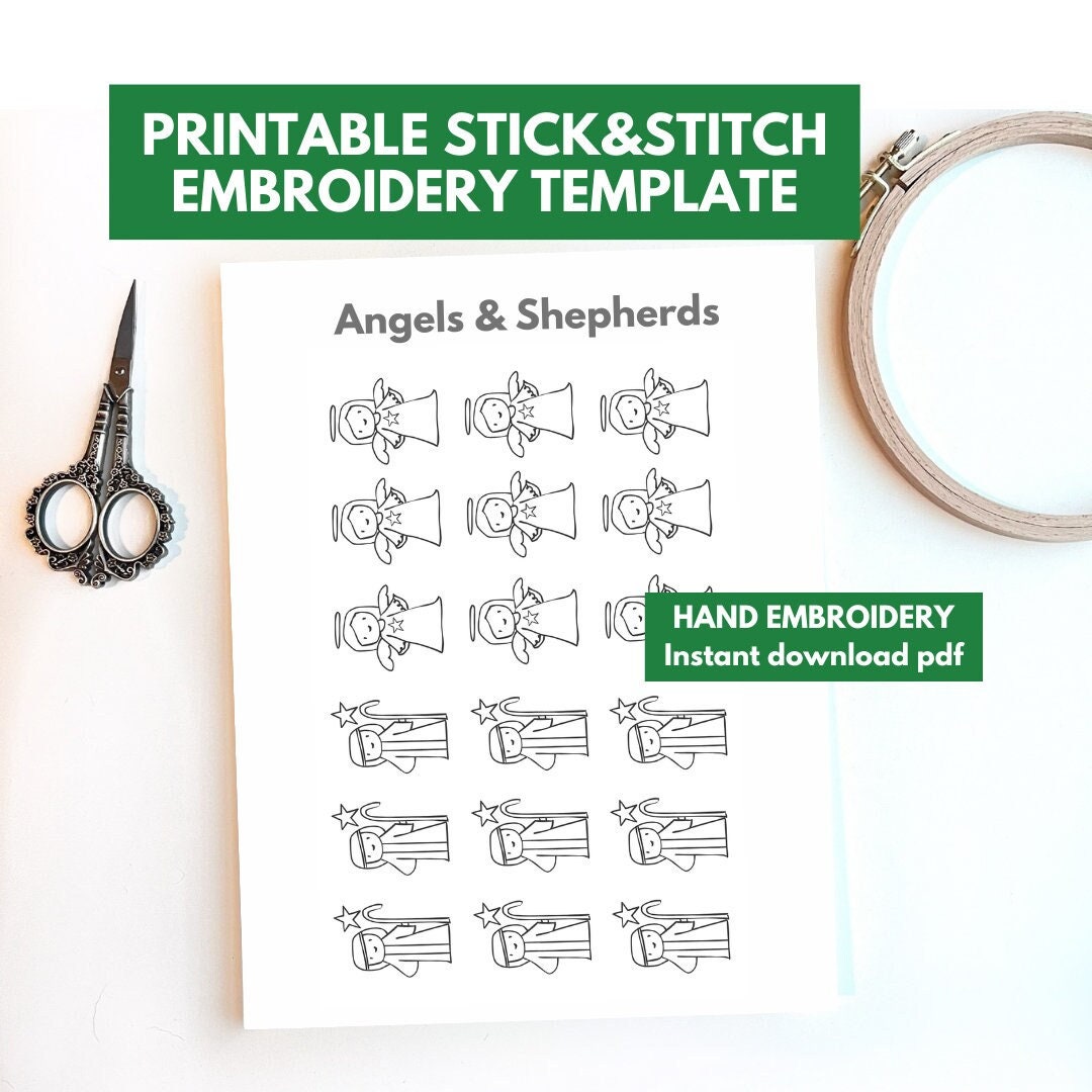 Printable Sticky Stabilizer for Embroidery PDFs – dropclothsamplers