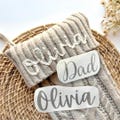 Embroidery Christmas Stocking Kit, Name Stick and Stitch, DIY Hand Embroidery Christmas Patterns, Hand Stitch Christmas Gift Stocking