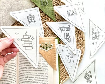 Embroidered Bookmark Stick and Stitch Designs Hand Embroidery Bookmarks Pattern Stick and Stitch Designs DIY Bookmark Craft for Book Lovers