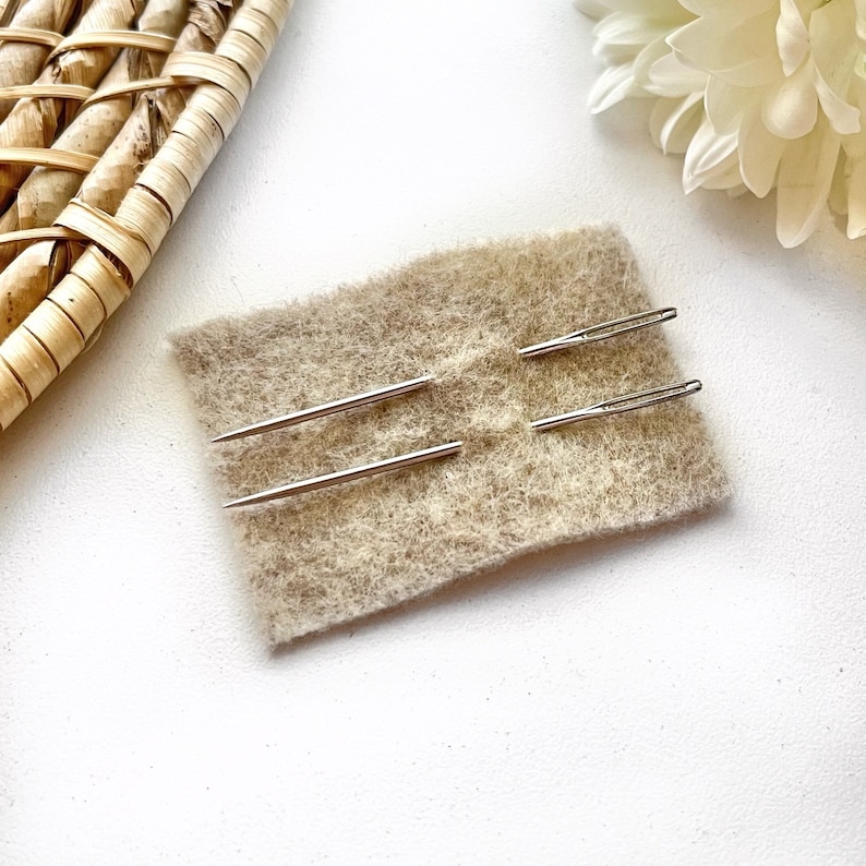 2 Pack Darners Needles Embroidery Supplies Large Eye Needle Sharp Yarn Needles HandEmbroidery Supplies Large Needles Cross Stitch Supplies