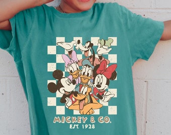 Comfort Colors Retro Mickey Mouse & Co. Shirt: Disneyland Est. 1928 Mickey 322481