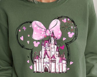 Disney Magic Kingdom Castle Sweatshirt Disneyland Trip Hoodie 322532