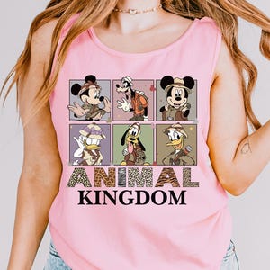 Comfort Colors Animal Kingdom Safari Adventure Tank Top, Disney Animal Kingdom Shirt, Safari Trip Tee, Animal Kingdom Family Shirt, 320952