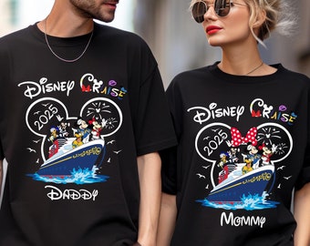 Comfort Colors® Custom Name Disney Cruise Shirt 2025 Disney Shirt Disney Family Shirts Disney Vacation Disney Cruise Mickey Minnie 32H0182