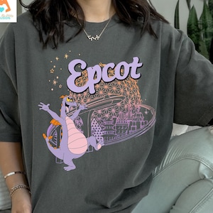 Comfort Colors® Disneyland Figment Epcot Shirt, Figment Dragon Shirt, Figment Est 1983 Shirt, Disney Epcot Shirt, Disney Family Trip, 320974