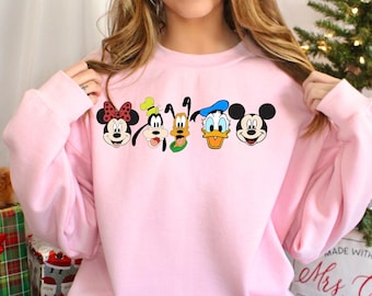 Disney Mickey and Friends Shirt, Mickey Mouse Sweatshirt, Disney World Shirt, Mickey and Minnie Hoodie, Disney Shirts Goofy Pluto Dog 320369