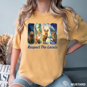 Respect the Locals T-Shirt: Soft Comfort Colors, Relaxed Fit 3973 image 16