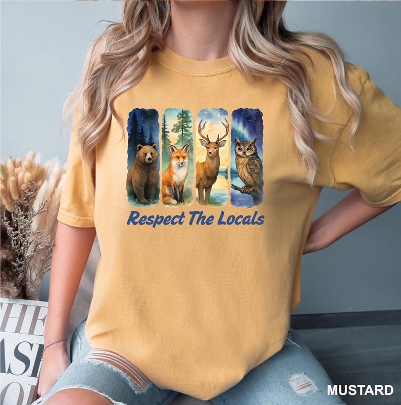 Respect the Locals T-Shirt: Soft Comfort Colors, Relaxed Fit 3973 image 16