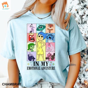 In My Emotional Adventure Era Shirt, Disney Inside Out 2, It&#39;s Okay To Feel, All The Feels Shirt, Para, Inside Out Comfort Colors, 322011