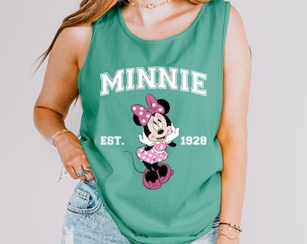 Comfort Colors Vintage Mickey Mouse Tank Top Retro Mickey Mouse Tank Disney Tank Top Classic Mickey Tank Top Magic Kingdom Tank Top 321089