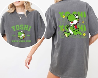 Super Mario Bros Shirt, Luigi, Birdo, Bowser, Peach, Rosalina, Toad, Toadette, Yoshi Tee