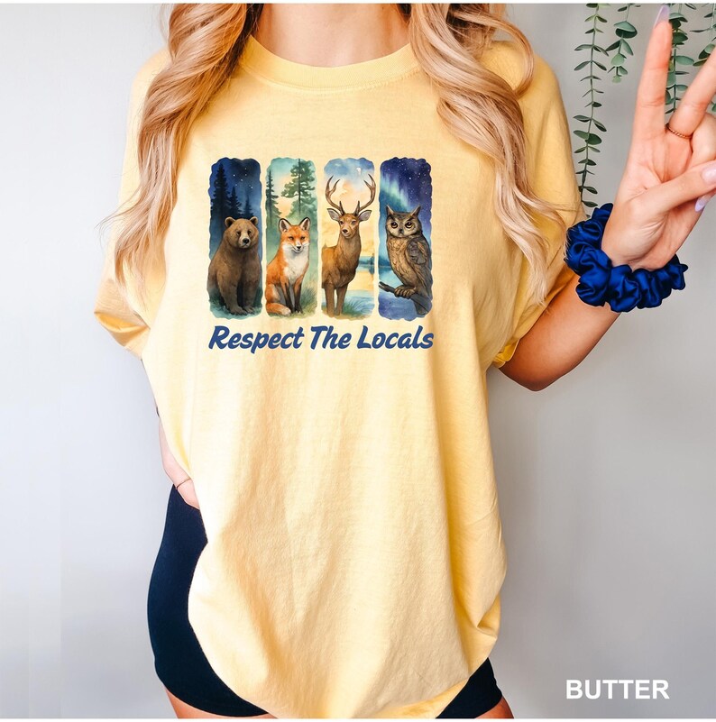 Respect the Locals T-Shirt: Soft Comfort Colors, Relaxed Fit 3973 image 15