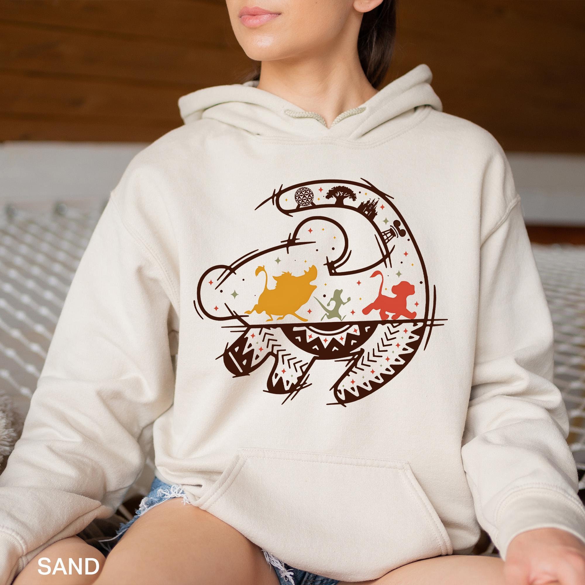 Disney Hakuna Matata Hoodie Tribal Lion King Shirt Disney The Lion King Simba Timon Pumbaa Animal Kingdom Sweatshirt Disney Hoodie 321713