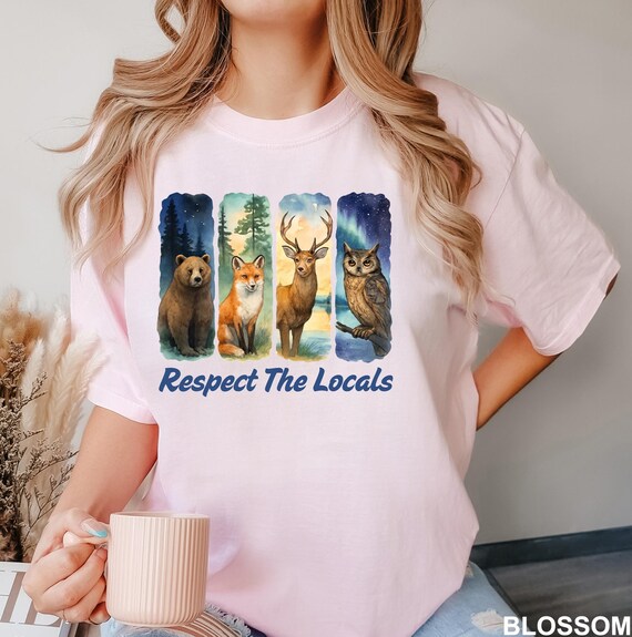 Respect the Locals T-Shirt: Soft Comfort Colors, Relaxed Fit 3973