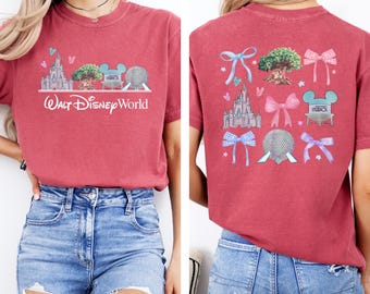 Walt Disney World 4 Parks Shirt Magic Kingdom Animal Kingdom Epcot Fantasyland Family Matching Shirt 323268