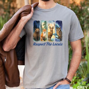Respect the Locals T-Shirt: Soft Comfort Colors, Relaxed Fit 3973 image 5