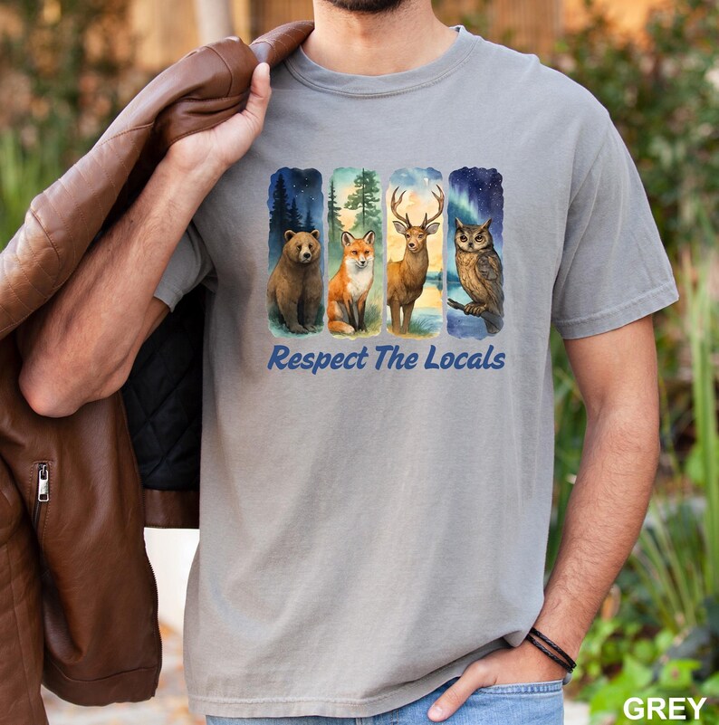 Respect the Locals T-Shirt: Soft Comfort Colors, Relaxed Fit 3973 image 5