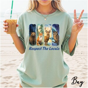 Respect the Locals T-Shirt: Soft Comfort Colors, Relaxed Fit 3973 image 7