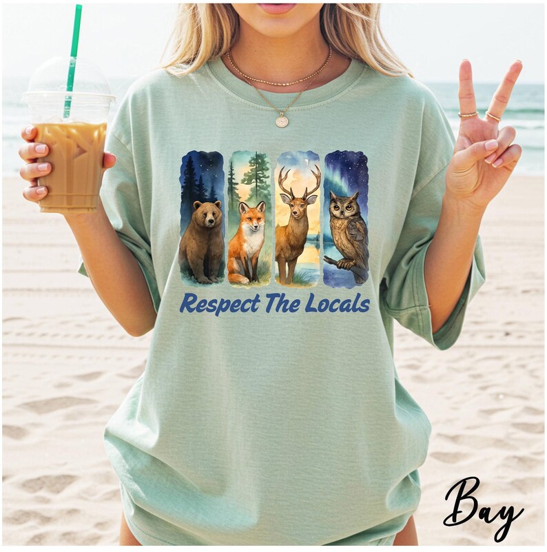 Respect the Locals T-Shirt: Soft Comfort Colors, Relaxed Fit 3973 image 7