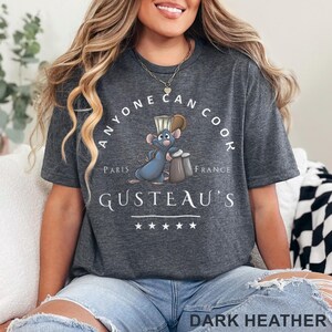 Disney Ratatouille Anyone Can Cook Crewneck, Celebrate Paris with Chef Remy Hoodie, Gusteau Shirt 322187 image 12