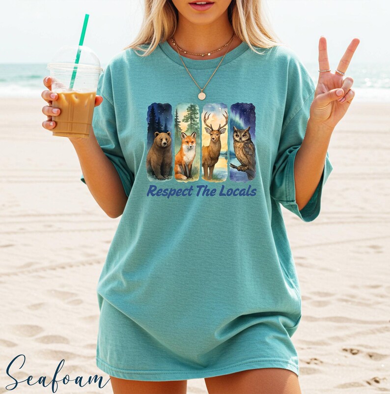 Respect the Locals T-Shirt: Soft Comfort Colors, Relaxed Fit 3973 image 6