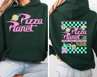 Toy Story  Pizza Planet Hoodie, Disney Aliens Sweatshirt, Funny Crewneck Gift 323542