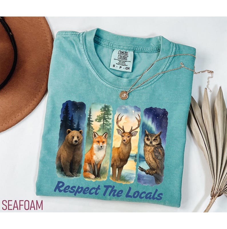 Respect the Locals T-Shirt: Soft Comfort Colors, Relaxed Fit 3973 image 4