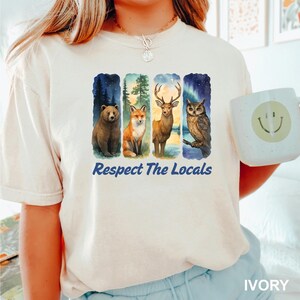 Respect the Locals T-Shirt: Soft Comfort Colors, Relaxed Fit 3973 image 2