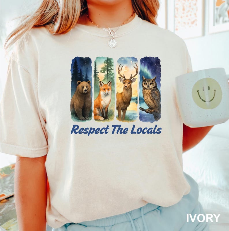 Respect the Locals T-Shirt: Soft Comfort Colors, Relaxed Fit 3973 image 2