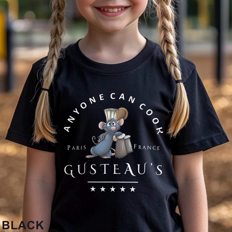 Disney Ratatouille Anyone Can Cook Crewneck, Celebrate Paris with Chef Remy Hoodie, Gusteau Shirt 322187 image 9