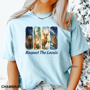 Respect the Locals T-Shirt: Soft Comfort Colors, Relaxed Fit 3973 image 18