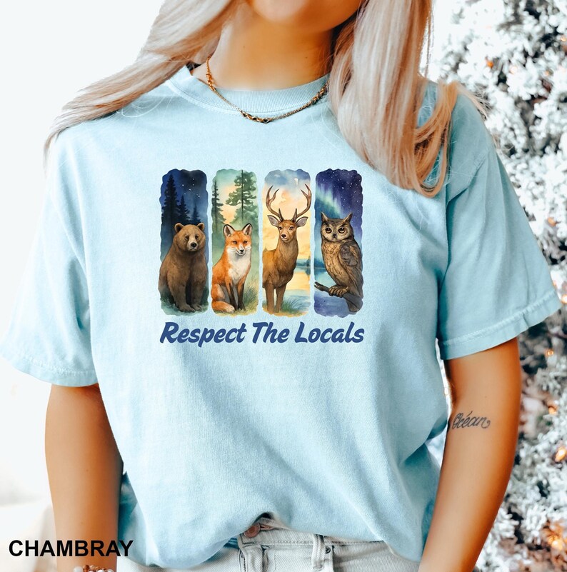 Respect the Locals T-Shirt: Soft Comfort Colors, Relaxed Fit 3973 image 18